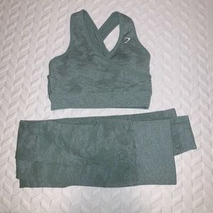 Gymshark Camo Set Green